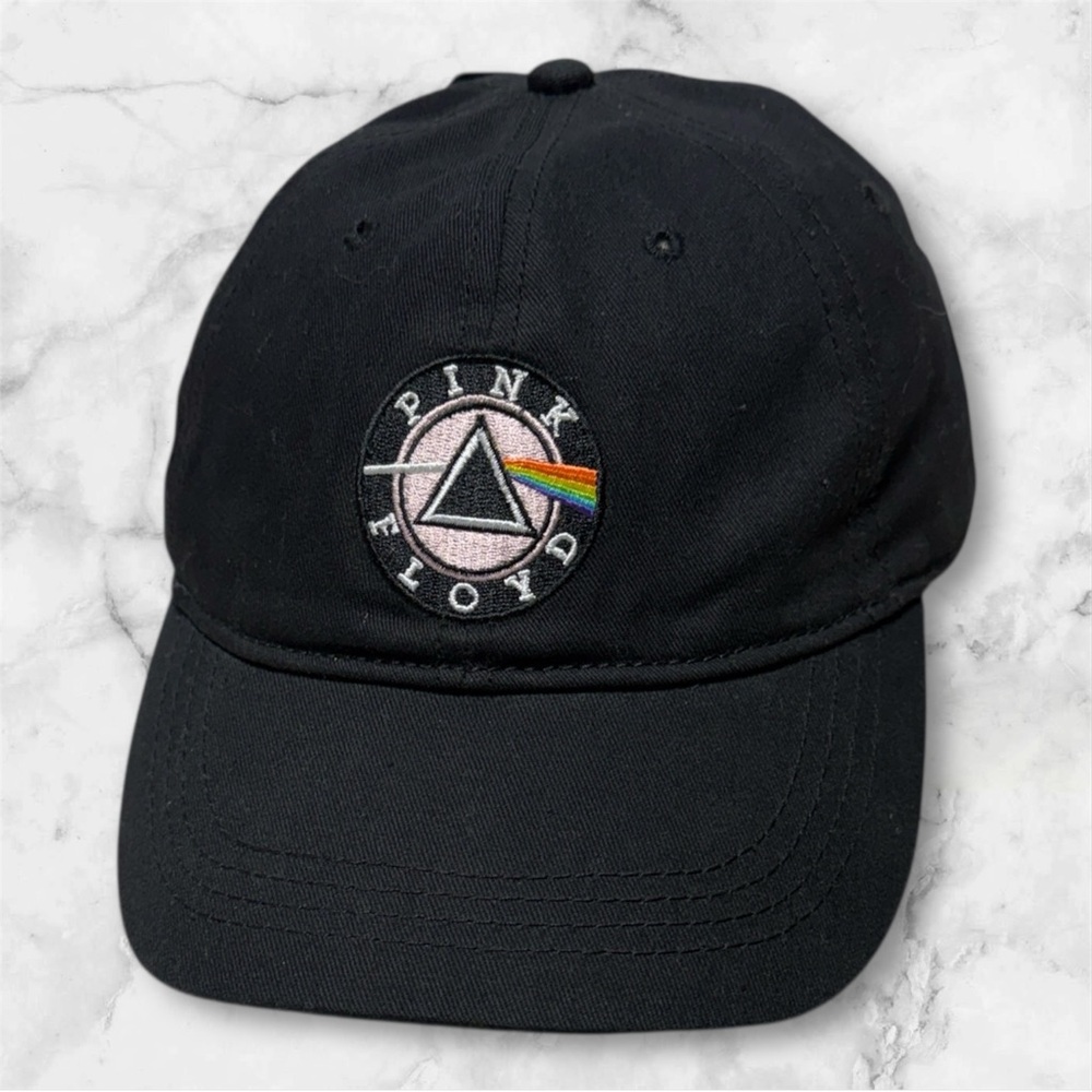 Pink Floyd Black Hat with Pink Logo baseball hat NWT OSFM unisex